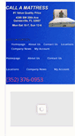 Mobile Screenshot of callamattressinc.com